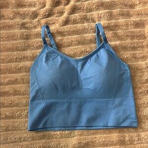Blue Women's sports bra